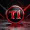 T1战队Logo - 红色与黑色的经典T1标志